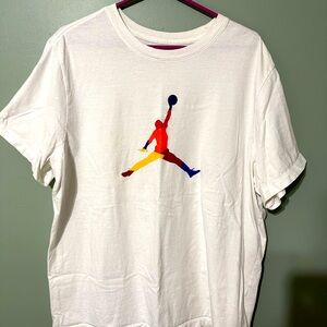 AUTHENTIC NIKE AIR JORDAN DNA SS WHITE T SHIRT